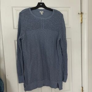 L.L. Bean Women's Light Blue Knit Sweater